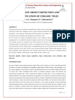 Automatic Defect Detection and Classification of Ceramic Tiles