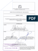 Procedimiento de Registro Del DH Prorroga de Serv. Medicos y Certificacion de Vigencia