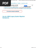 Uso de LSMW (Legacy System Migration Workbench) - Educación - Tutoriales - Ayuda SAP2