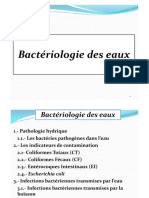 Complément de Cours Bactériologie Des Eaux