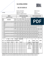 Mag General Business: Mill Test Certificate