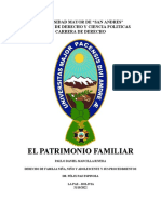 El Patrimonio Familiar