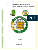 Tarea - La Teoria Del Desarrollo Sustentable