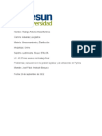 Rodrigo Antonio - Mota Martinez - U1 A3 - Problemas y Soluciones en La Gestión Logística y de Almacenes en PyMEs Parte 1