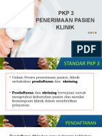 Rev PKP 3. PENERIMAAN PASIEN KLINIK