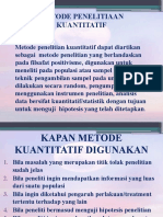 Metode Penelitiaan Kuantitatif