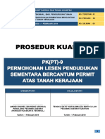 PK (PT) - 9 Permohonan Lesen Pendudukan Sementara Permit Atas Tanah Kerajaan