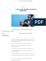 Comment Créer Un Site Wordpress Gratuit - Le Guide 2022 - Sendinblue