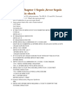 Chapter 1 Sepsis Practise Questions