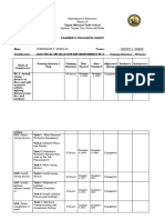 Trainee Progress Sheet EIM NC II