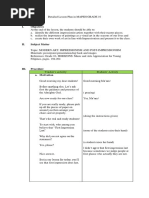 Detailed Lesson Plan in Impressionism (Arts)