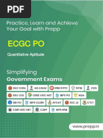 Ecgc Po: Quantitative Aptitude