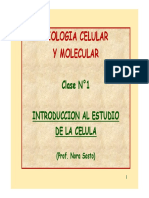 Introducción Al Estudio de La Celula