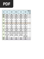 Horario Ejemplo