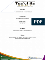 Ensayo Sobre Sistema de Información Aplicado A Plataforma de Distribución.