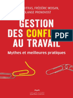 Gestion Des Conflits Au Travail 