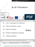 Administracao de Utilizadores WLS