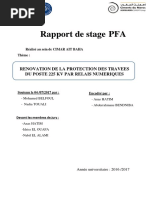 Renovation de La Protection Des Travees Du Poste 225 KV Par Relais Numériques