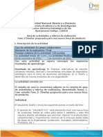 Guía de Actividades y Rúbrica de Evaluación - Fase 5 - Diseñar Propuesta para Una Nueva Línea de Producto