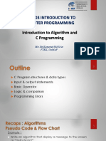 02 - Introduction To Algorithm and C Programming Part 1