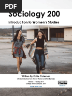 Sociology 200 Womens Studies FULL TEXT PDF