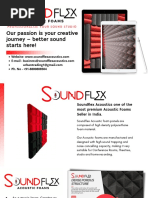 Soundflex Acoustics Brochure