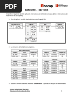 Ejercicio 01 - DDL y DML