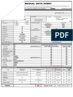 Personal Data Sheet