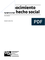 El Conocimiento Como Hecho Social (32 P)