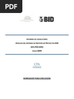 Borrador - Informe SISPROBID