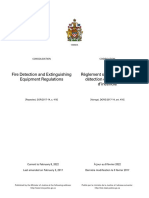 TC - Fire Detection and Extinguishing Equipment Regulations - C.R.C., - C. - 1422