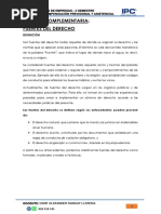 Lectura Complementaria - 4 - Fuentes Del Derecho