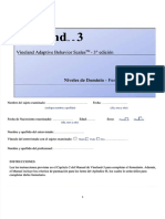 PDF Vineland 3 Formato Entrevista Dominio Breve - Compress