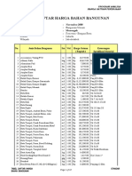 STANDARD ANALISA Harga Satuan Pekerjaan