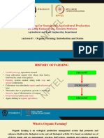 Organic Forming For Sustainable Agriculturalproduction