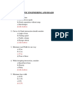 02.transportation Engineering Question (Qwa) PDF