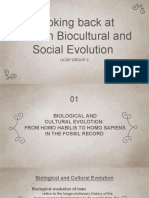 UCSP G2 PRESENTATION - Looking Back at Human Biocultural and Social Evolotion