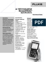 Fluke 123 Industrial Scopemeter: Specifications