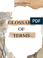 Sinfuego, Ara C. - Glossary of Terms