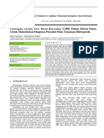 Penerapan Metode Case Based Reasoning (CBR) Dalam Sistem Pakar Untuk Menentukan Diagnosa Penyakit Pada Tanaman Hidroponik