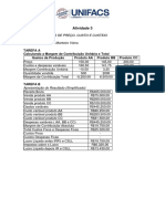 Atividade 3 Metodos de Preço, Custos e Custeio