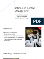 Negotiation and Conflict Management