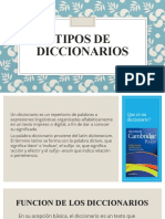 Tipos de Diccionario