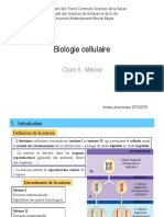 Cours 6 - Méiose