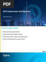 OCE K8s Architecture