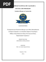 Caso de Estudio Gestión de Riesgos