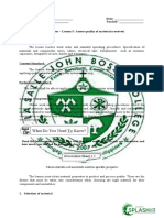 Css For Grade 7&8 - FQL5 - CC1 - 1. Assess Quality of Received Materials 2021 - 2022