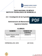 Actividad 4.2 - Investigación de Las 6 Grandes Pérdidas