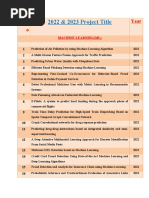 2022 and 2023 Python IEEE Projects List