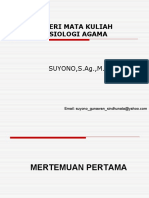  SOSIOLOGI Agama